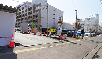 駐車場入り口